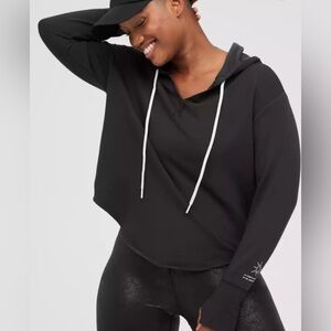 OFFLINE By Aerie OTT Fleece Raw Cut Hoodie
